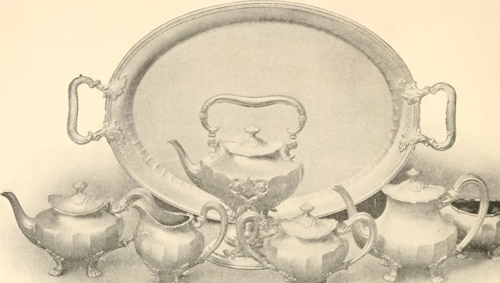 An illustration from The colonial book .., 1908, leaf 75