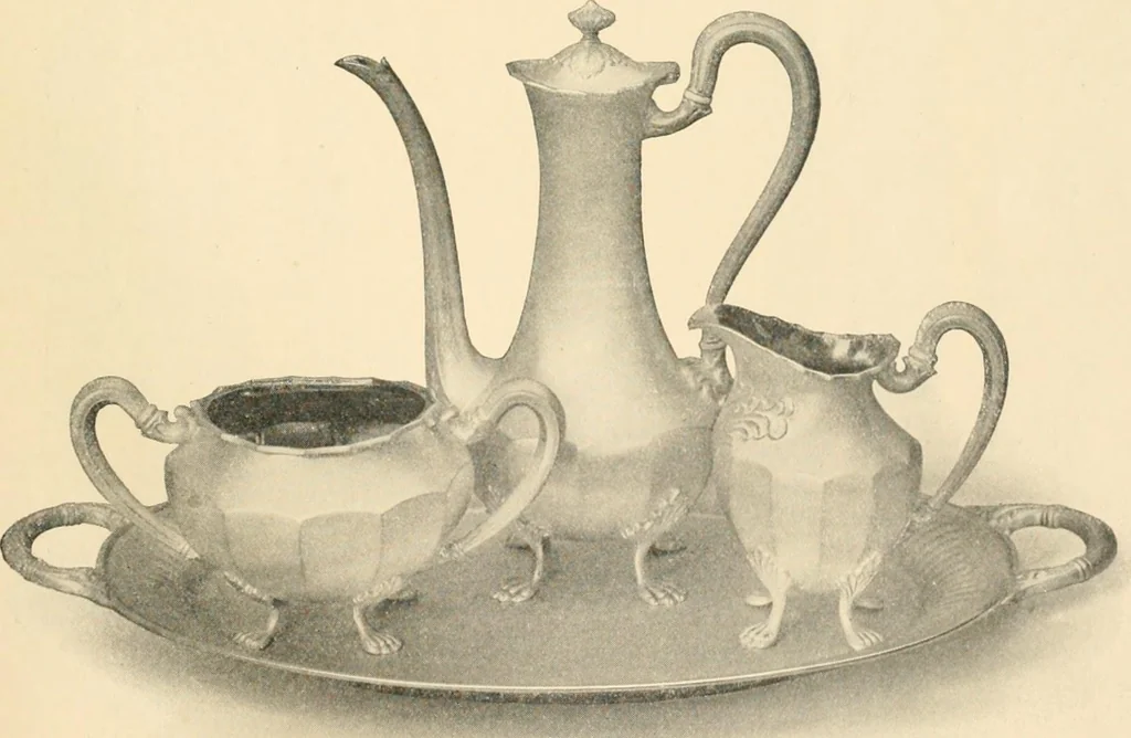 An illustration from The colonial book .., 1908, leaf 76
