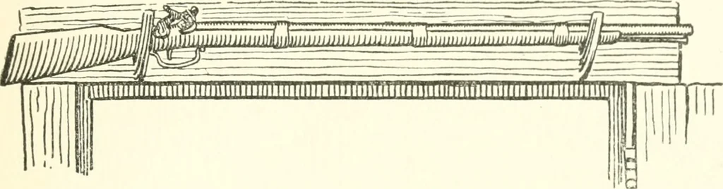 An illustration from The colonial book of the Towle Mfg. Co. Which is intended to delineate and describe some quaint and historic places in Newburyport and vicinity and show the origin and beauty of the colonial pattern of silverware, 1898, leaf 10