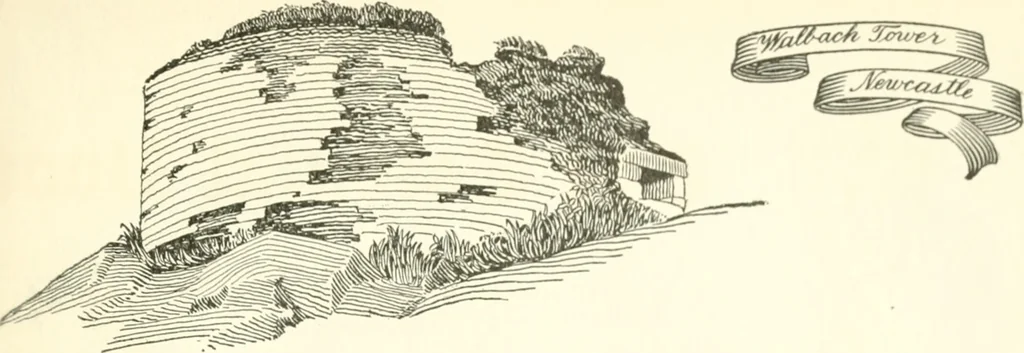 An illustration from The colonial book of the Towle Mfg. Co. Which is intended to delineate and describe some quaint and historic places in Newburyport and vicinity and show the origin and beauty of the colonial pattern of silverware, 1898, leaf 22