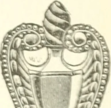 An illustration from The colonial book of the Towle Mfg. Co. Which is intended to delineate and describe some quaint and historic places in Newburyport and vicinity and show the origin and beauty of the colonial pattern of silverware, 1898, leaf 28