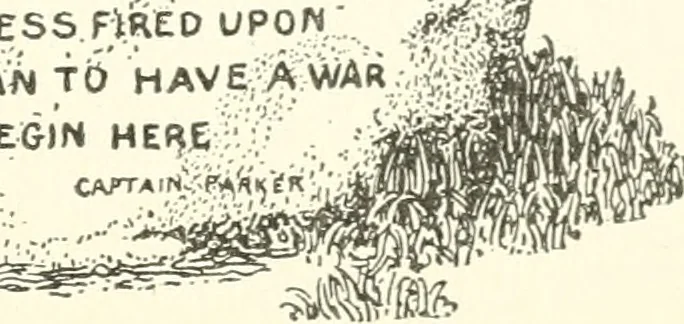 An illustration from The colonial book of the Towle Mfg. Co. Which is intended to delineate and describe some quaint and historic places in Newburyport and vicinity and show the origin and beauty of the colonial pattern of silverware, 1898, leaf 30