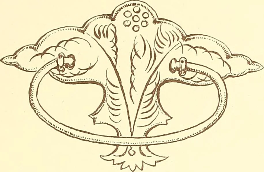 An illustration from The colonial furniture of New England : A study of the domestic furniture in use in the seventeenth and eighteenth centuries, 1892, leaf 168