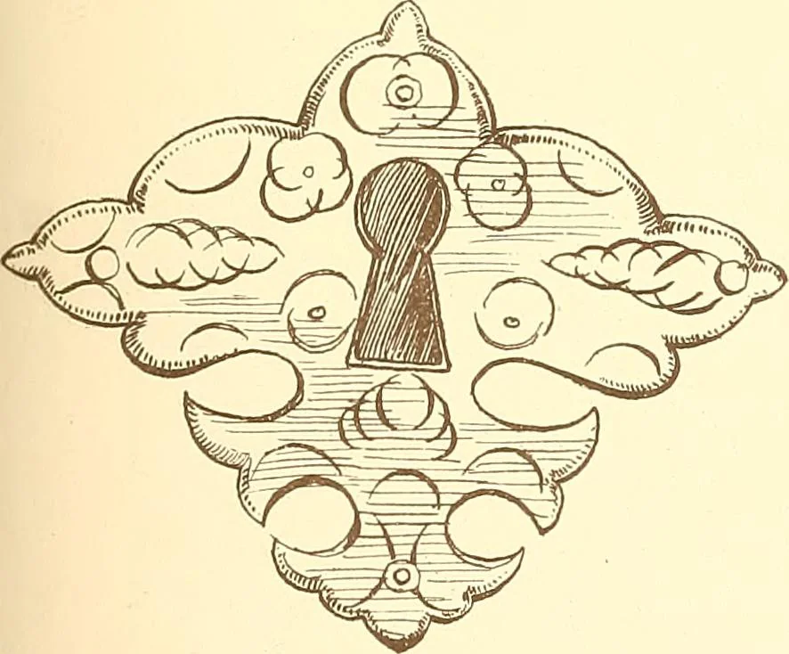 An illustration from The colonial furniture of New England : A study of the domestic furniture in use in the seventeenth and eighteenth centuries, 1892, leaf 168