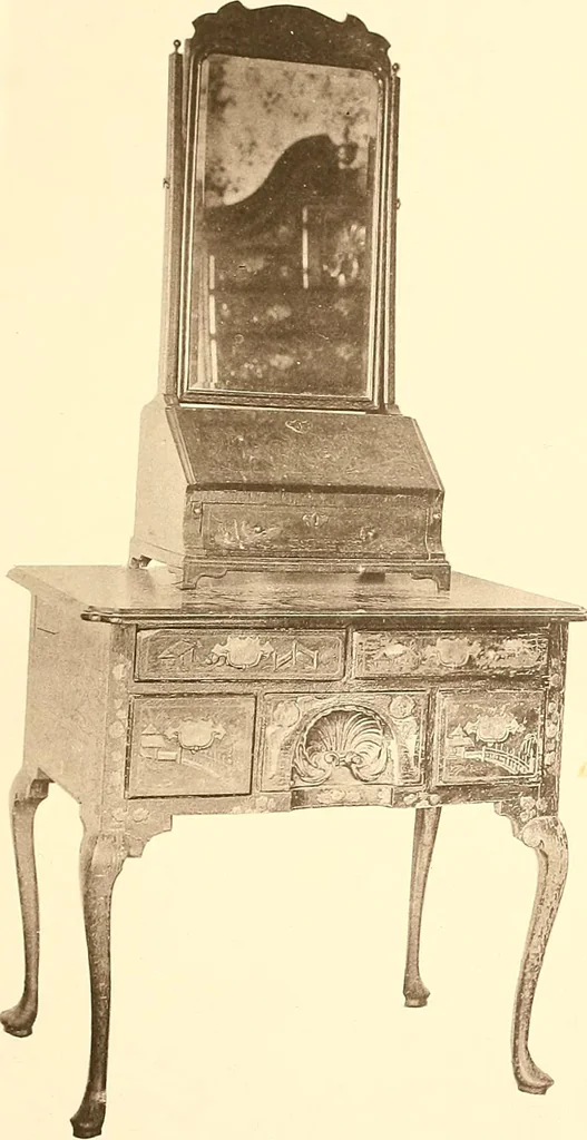 An illustration from The colonial furniture of New England : A study of the domestic furniture in use in the seventeenth and eighteenth centuries, 1892, leaf 188