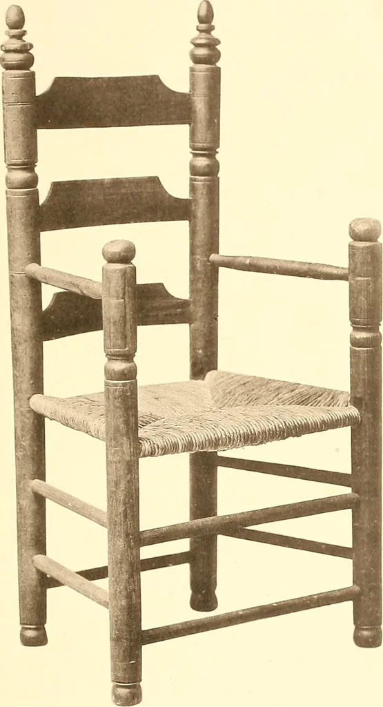 An illustration from The colonial furniture of New England : A study of the domestic furniture in use in the seventeenth and eighteenth centuries, 1892, leaf 262