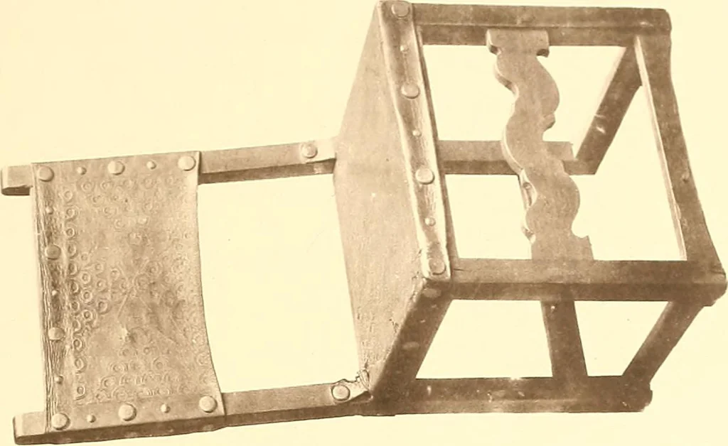 An illustration from The colonial furniture of New England : A study of the domestic furniture in use in the seventeenth and eighteenth centuries, 1892, leaf 280