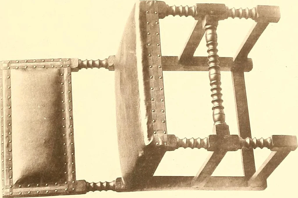 An illustration from The colonial furniture of New England : A study of the domestic furniture in use in the seventeenth and eighteenth centuries, 1892, leaf 280