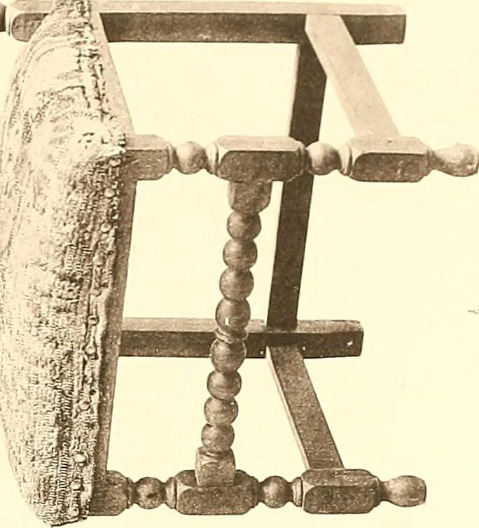 An illustration from The colonial furniture of New England : A study of the domestic furniture in use in the seventeenth and eighteenth centuries, 1892, leaf 286