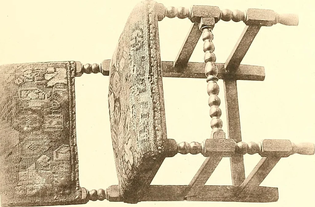 An illustration from The colonial furniture of New England : A study of the domestic furniture in use in the seventeenth and eighteenth centuries, 1892, leaf 286