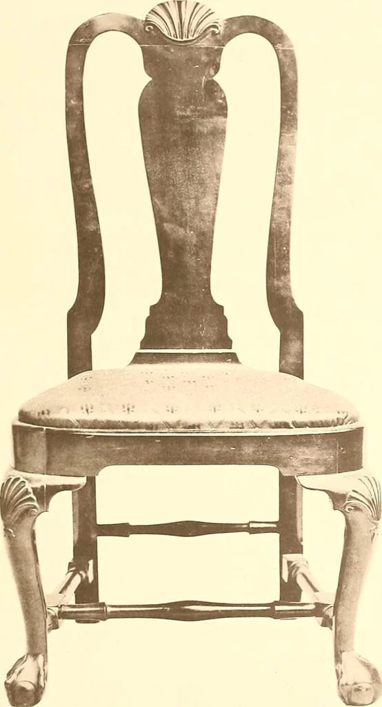 An illustration from The colonial furniture of New England : A study of the domestic furniture in use in the seventeenth and eighteenth centuries, 1892, leaf 318