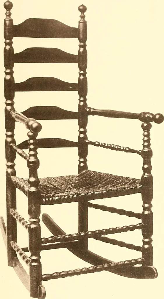 An illustration from The colonial furniture of New England : A study of the domestic furniture in use in the seventeenth and eighteenth centuries, 1892, leaf 326