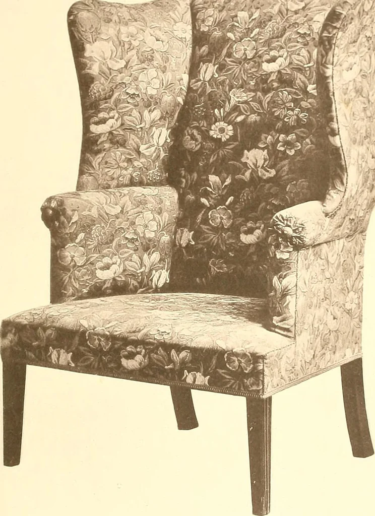 An illustration from The colonial furniture of New England : A study of the domestic furniture in use in the seventeenth and eighteenth centuries, 1892, leaf 336