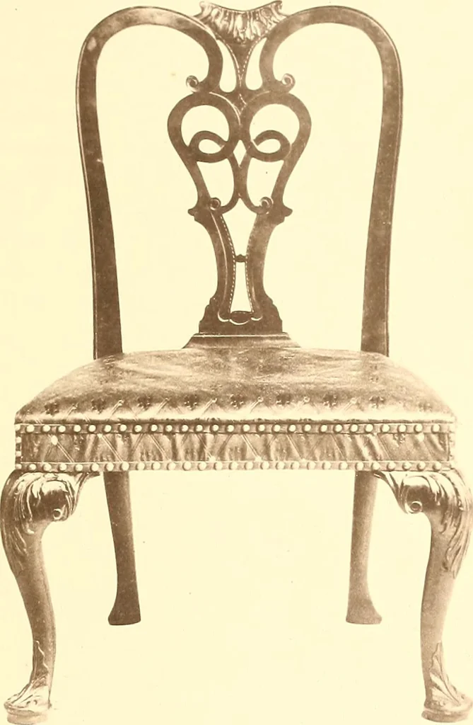 An illustration from The colonial furniture of New England : A study of the domestic furniture in use in the seventeenth and eighteenth centuries, 1892, leaf 350