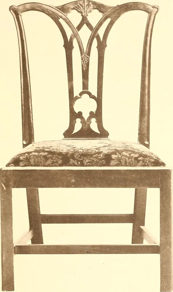 An illustration from The colonial furniture of New England : A study of the domestic furniture in use in the seventeenth and eighteenth centuries, 1892, leaf 354