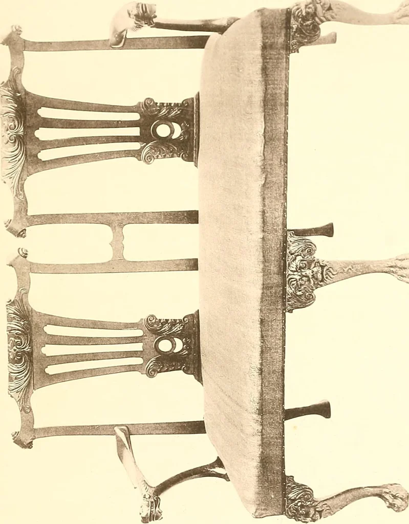 An illustration from The colonial furniture of New England : A study of the domestic furniture in use in the seventeenth and eighteenth centuries, 1892, leaf 358
