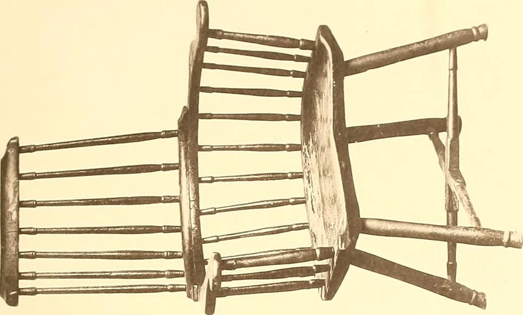 An illustration from The colonial furniture of New England : A study of the domestic furniture in use in the seventeenth and eighteenth centuries, 1892, leaf 362