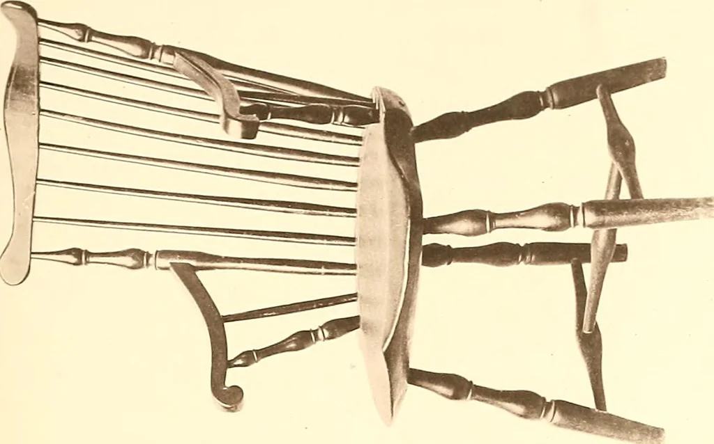 An illustration from The colonial furniture of New England : A study of the domestic furniture in use in the seventeenth and eighteenth centuries, 1892, leaf 368