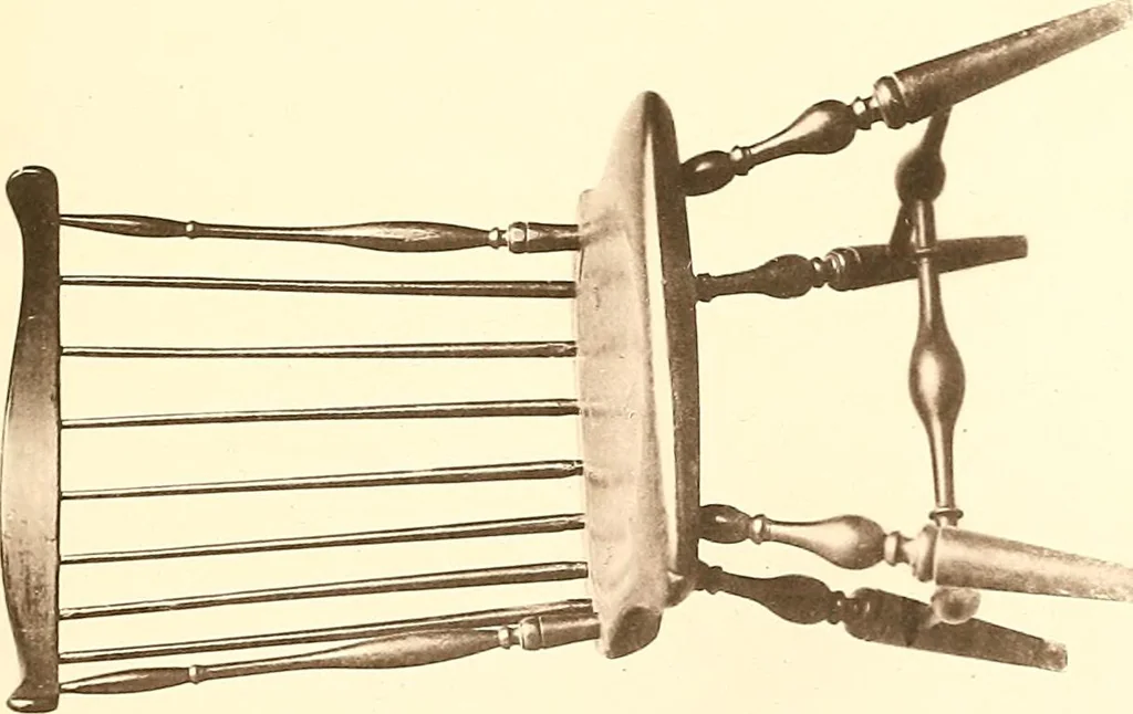An illustration from The colonial furniture of New England : A study of the domestic furniture in use in the seventeenth and eighteenth centuries, 1892, leaf 368