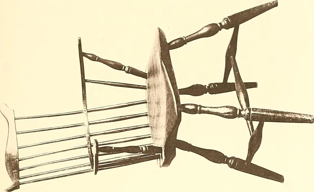 An illustration from The colonial furniture of New England : A study of the domestic furniture in use in the seventeenth and eighteenth centuries, 1892, leaf 372