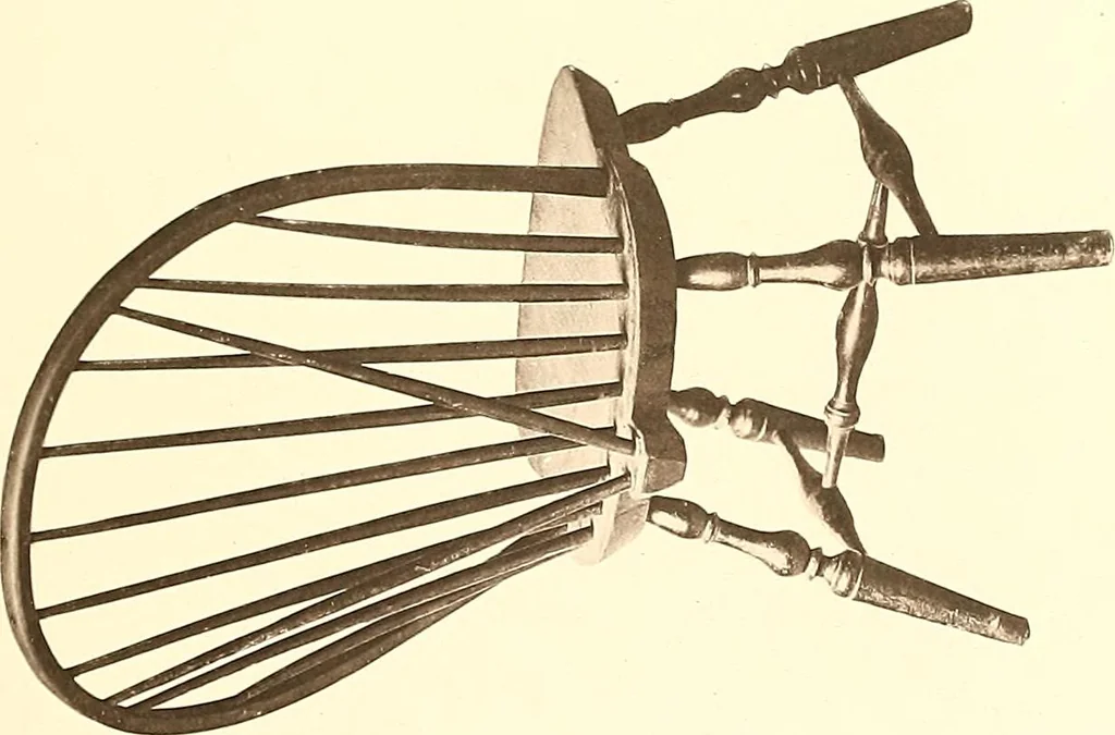 An illustration from The colonial furniture of New England : A study of the domestic furniture in use in the seventeenth and eighteenth centuries, 1892, leaf 372