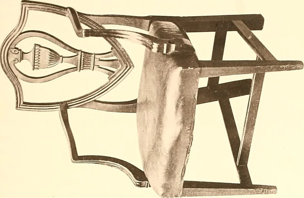 An illustration from The colonial furniture of New England : A study of the domestic furniture in use in the seventeenth and eighteenth centuries, 1892, leaf 376