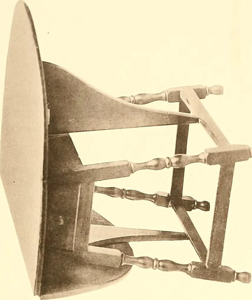 An illustration from The colonial furniture of New England : A study of the domestic furniture in use in the seventeenth and eighteenth centuries, 1892, leaf 416