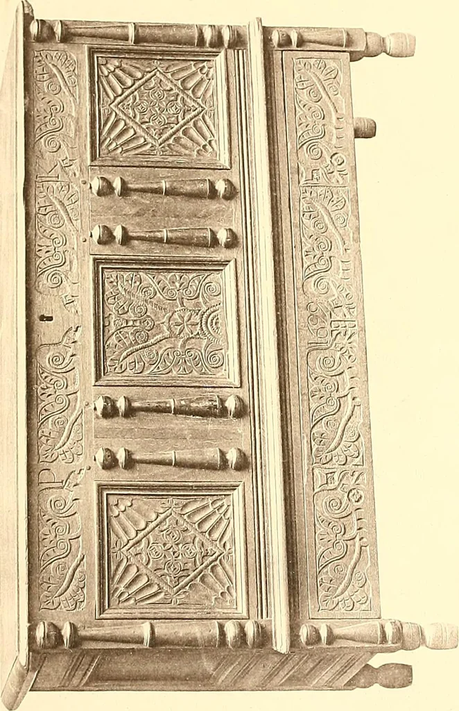 An illustration from The colonial furniture of New England : A study of the domestic furniture in use in the seventeenth and eighteenth centuries, 1892, leaf 42