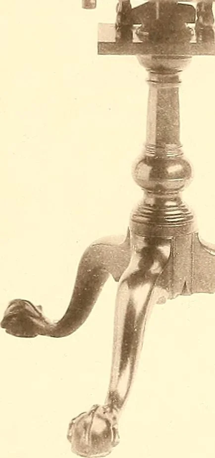 An illustration from The colonial furniture of New England : A study of the domestic furniture in use in the seventeenth and eighteenth centuries, 1892, leaf 426