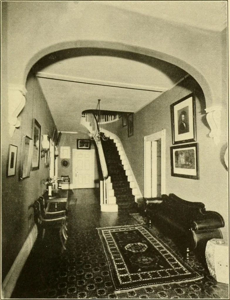An illustration from Colonial homes and their furnishings, 1912, leaf 114
