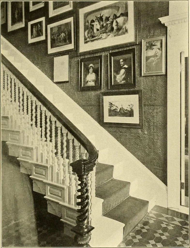 An illustration from Colonial homes and their furnishings, 1912, leaf 124