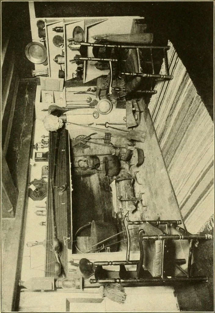 An illustration from Colonial homes and their furnishings, 1912, leaf 136