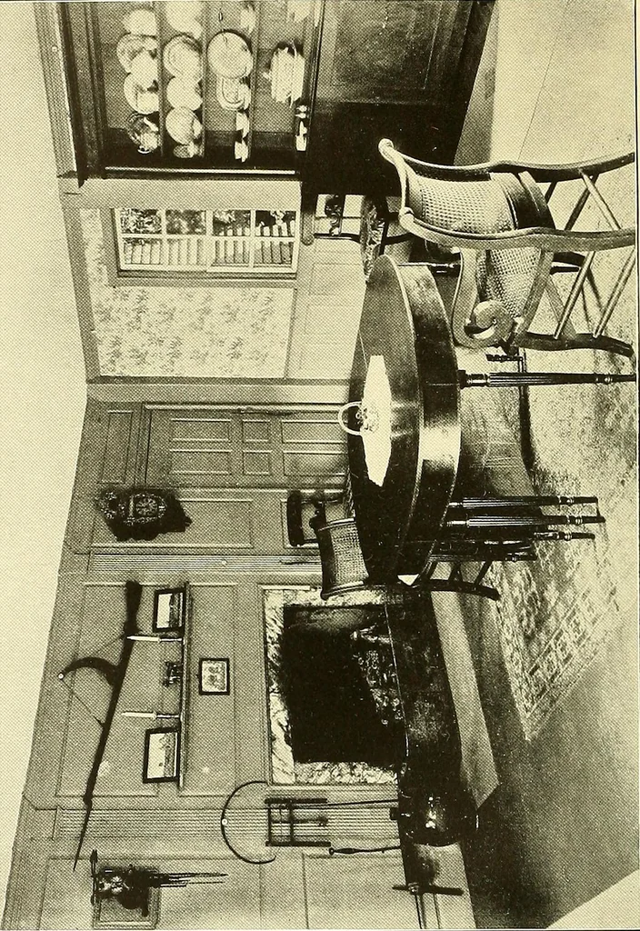 An illustration from Colonial homes and their furnishings, 1912, leaf 137