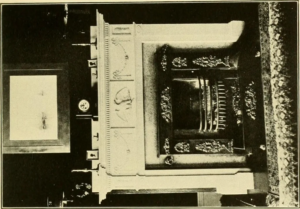 An illustration from Colonial homes and their furnishings, 1912, leaf 140