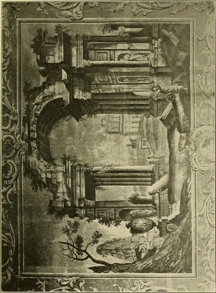 An illustration from Colonial homes and their furnishings, 1912, leaf 166