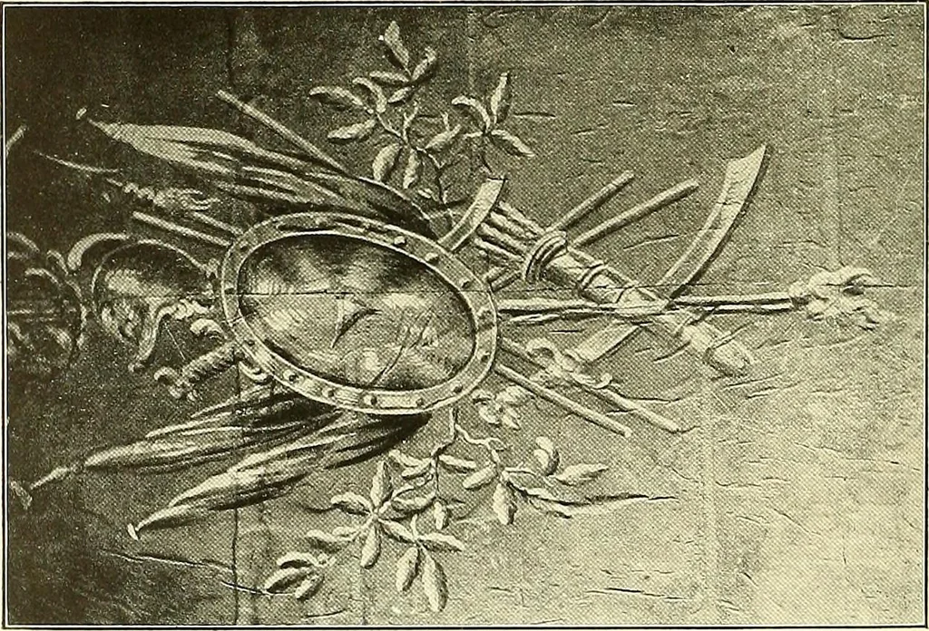 An illustration from Colonial homes and their furnishings, 1912, leaf 171