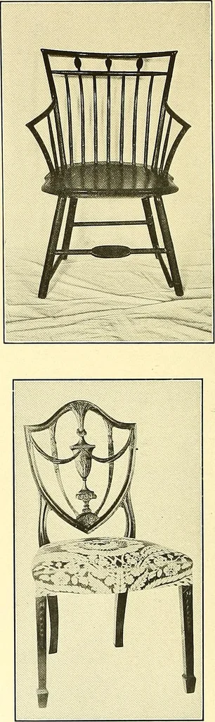 An illustration from Colonial homes and their furnishings, 1912, leaf 177