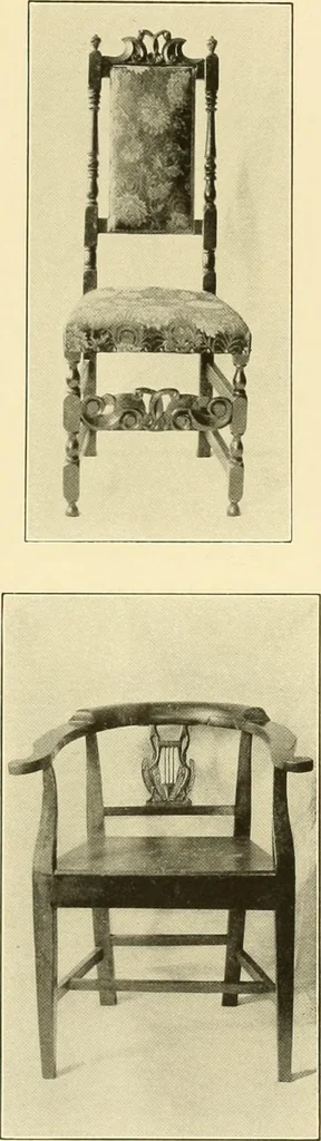 An illustration from Colonial homes and their furnishings, 1912, leaf 182