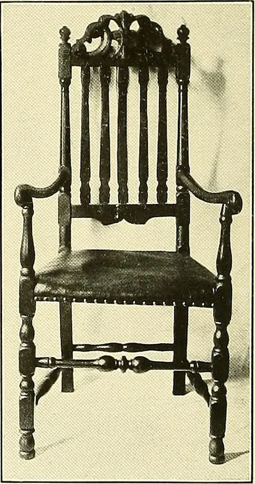 An illustration from Colonial homes and their furnishings, 1912, leaf 183