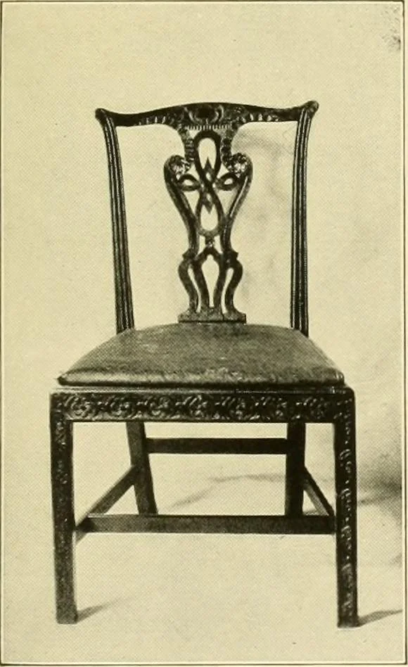 An illustration from Colonial homes and their furnishings, 1912, leaf 186