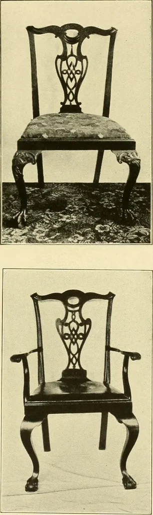 An illustration from Colonial homes and their furnishings, 1912, leaf 186