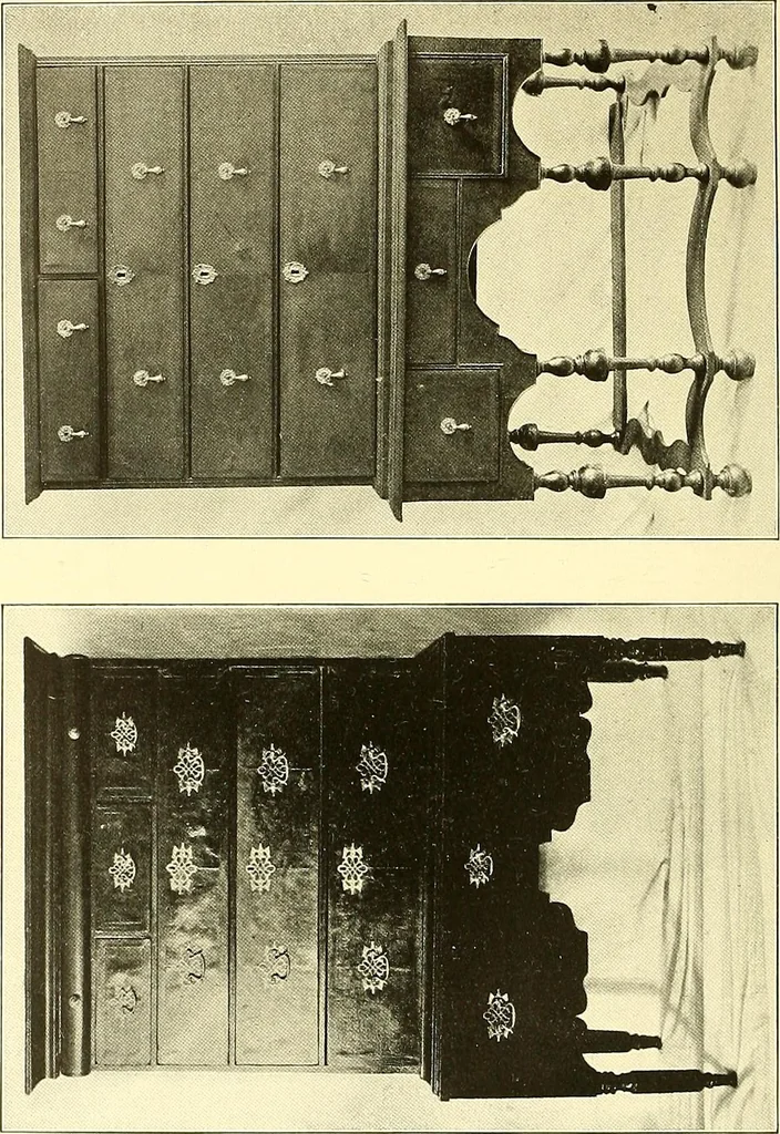 An illustration from Colonial homes and their furnishings, 1912, leaf 211