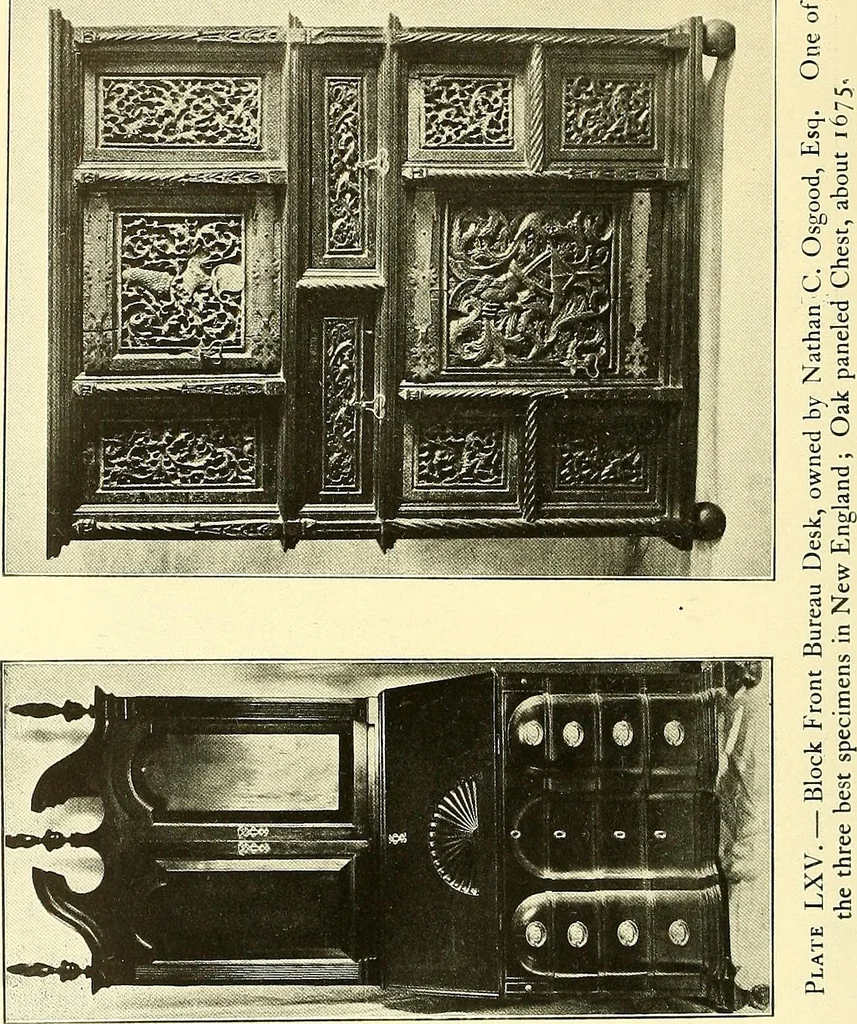An illustration from Colonial homes and their furnishings, 1912, leaf 215