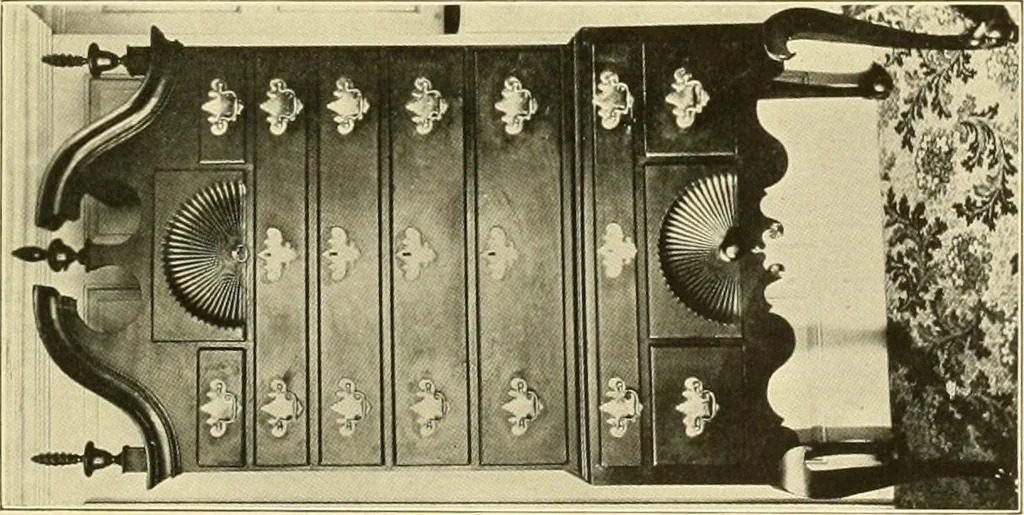 An illustration from Colonial homes and their furnishings, 1912, leaf 218
