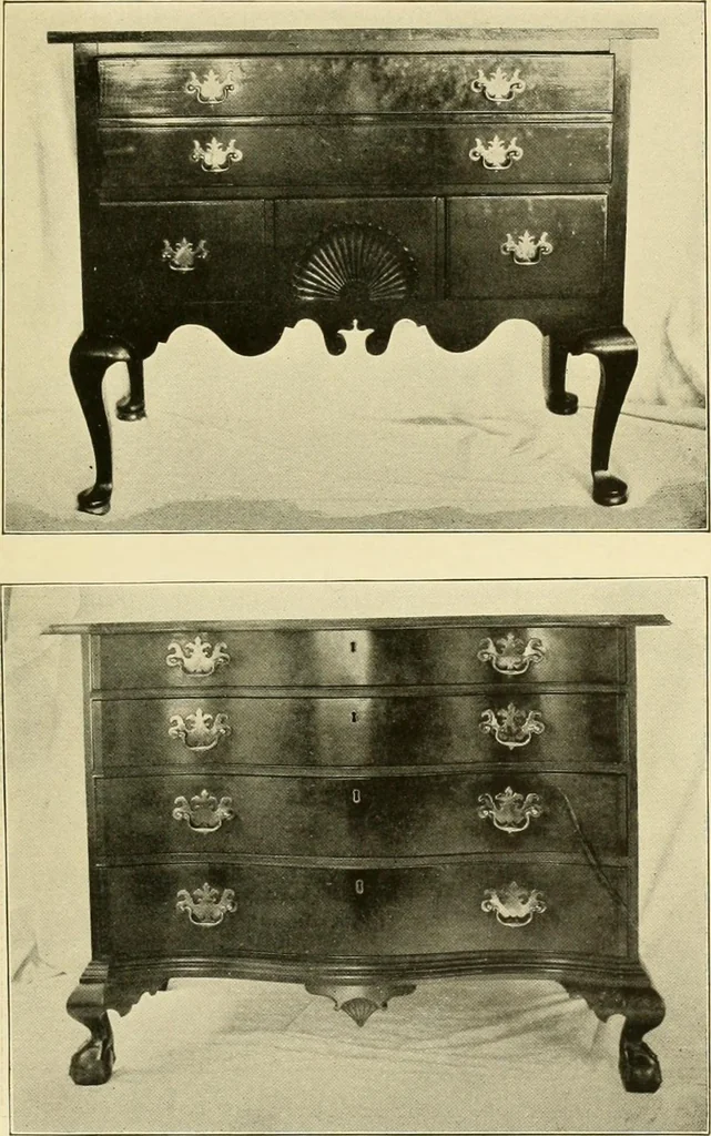 An illustration from Colonial homes and their furnishings, 1912, leaf 220