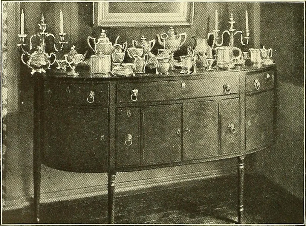 An illustration from Colonial homes and their furnishings, 1912, leaf 221