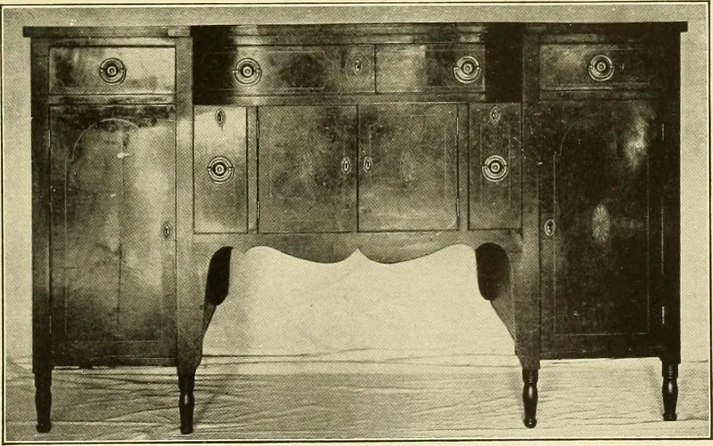 An illustration from Colonial homes and their furnishings, 1912, leaf 228