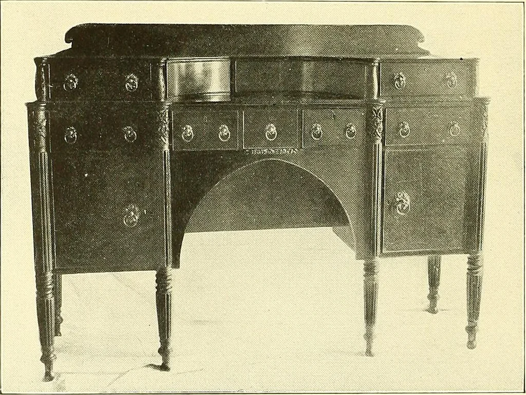 An illustration from Colonial homes and their furnishings, 1912, leaf 229