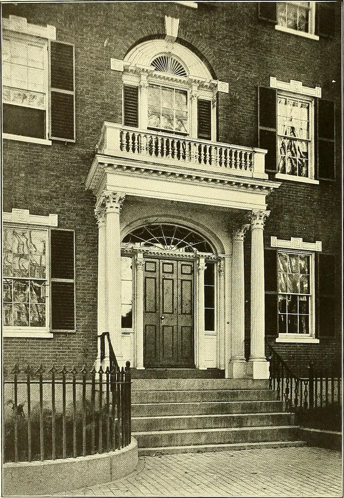 An illustration from Colonial homes and their furnishings, 1912, leaf 9