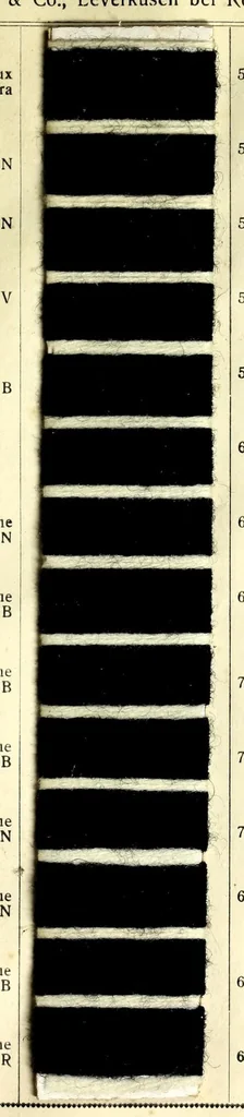 An illustration from Colorants acides et basiques sur filés de laine. I, 1890, leaf 37